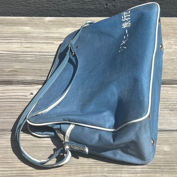 Vintage 1970's  Johnny Tours Flight Attendant Okinawa Shoulder Bag Carry-On - Picture 16 of 16